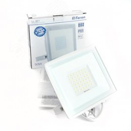 Прожектор светодиодный ДО-50w 6400К 4000 Лм IP65 белый