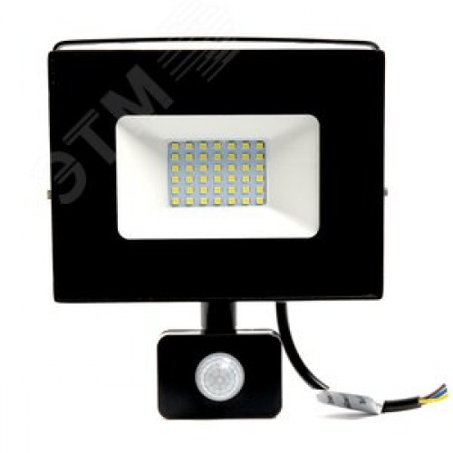 Прожектор светодиодный ДО-50w с ИК-датчиком 6400K 4750 Лм IP44