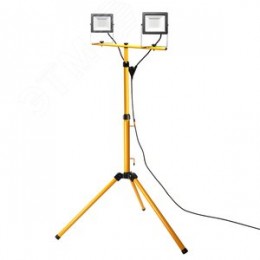 Прожекторы светодиодные ДО-2х50 на штативе 6400К 9000 Лм IP65