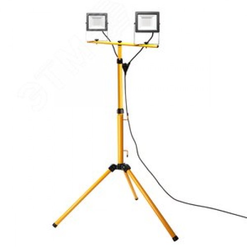 Прожекторы светодиодные ДО-2х50 на штативе 6400К 9000 Лм IP65