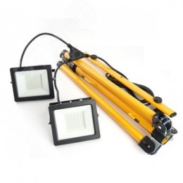 Прожекторы светодиодные ДО-2х50 на штативе 6400К 9000 Лм IP65