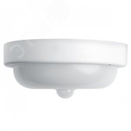 Светильник светодиодный ДБП-12w с датчиком 4000К 900Лм IP54 круглый белый ЖКХ