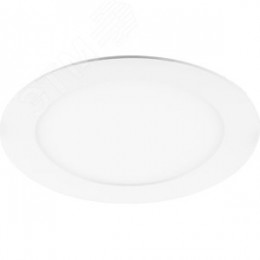 Светильник светодиодный ДВО-15w 4000K 1050Лм slim белый