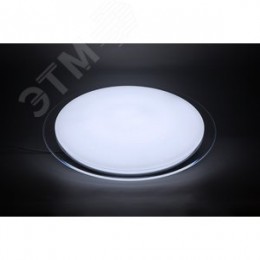 Светильник светодиодный ДБО-36w круглый матовый с эффектом Звездного неба регулировкой цветовой температуры 3000-6500К светового потока max 2900Лм и режима освещенности с пультом управления и таймером выключения