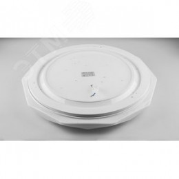 Светильник светодиодный ДБО-36w матовый с эффектом Звездного неба регулировкой цветовой температуры 3000-6500К светового потока max 2900Лм и режима освещенности с пультом управления и таймером выключения