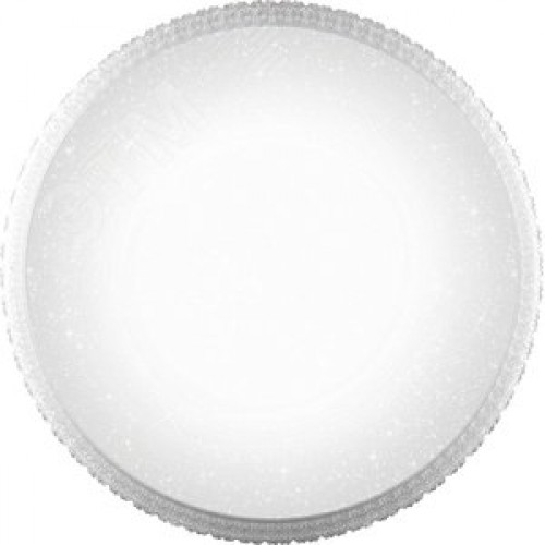 Светильник светодиодный ДБО-36w круглый матовый с эффектом Звездного неба регулировкой цветовой температуры 3000-6500К светового потока max 2900Лм и режима освещенности с пультом управления и таймером выключения