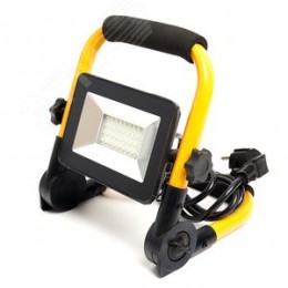 Прожектор светодиодный ДО-30w переносной 6400K 2700 Лм IP65