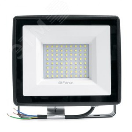 Прожектор светодиодный ДО-100w 6400К 9500 Лм IP65 черный