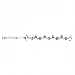 Гирлянда линейная LED 5000K 2 м