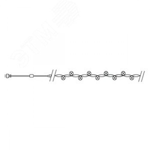 Гирлянда линейная LED 5000K 2 м