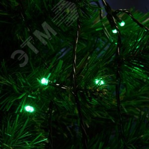 Гирлянда линейная LED зеленый 2 м с контроллером