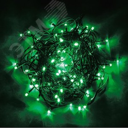 Гирлянда линейная LED зеленый 2 м с контроллером
