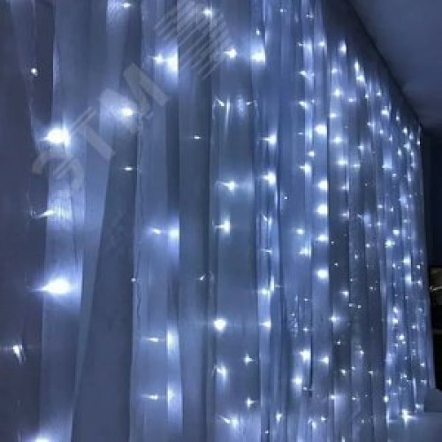 Гирлянда Занавес LED 5000К эффект стробов 3х2 м IP44