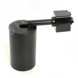 Светильник трековый на шинопровод ДПО GU10 без лампы IP40 черный