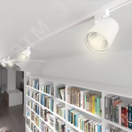 Светильник светодиодный трековый на шинопровод ДПО-12w 2700К 1080Лм белый