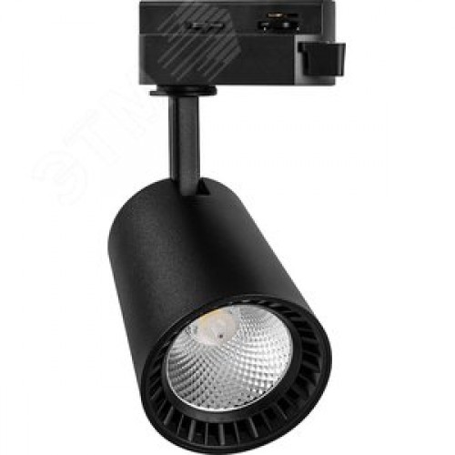 Светильник светодиодный трековый на шинопровод ДПО-12w 2700К 1080Лм черный