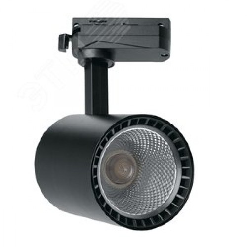 Светильник светодиодный трековый на шинопровод ДПО-12w 4000К 1080Лм черный