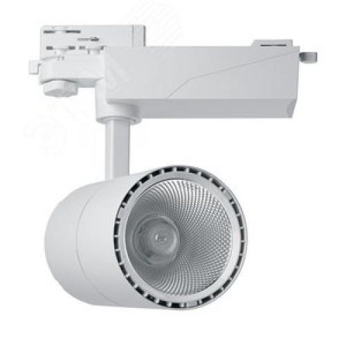 Светильник светодиодный трековый на шинопровод ДПО-30w 4000К 2400Лм белый
