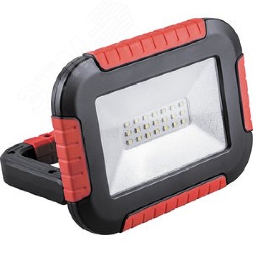 Прожектор светодиодный ДО-10w переносной аккумуляторный 6400К 700 Лм IP44 с ручкой
