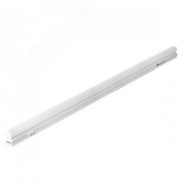 Светильник светодиодный ДПО-16w 4000К 1400Лм пластик Т5 IP20 с выключателем и сетевым шнуром