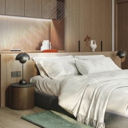 Светильник светодиодный ДПО-16w 4000К 1400Лм пластик Т5 IP20 с выключателем и сетевым шнуром