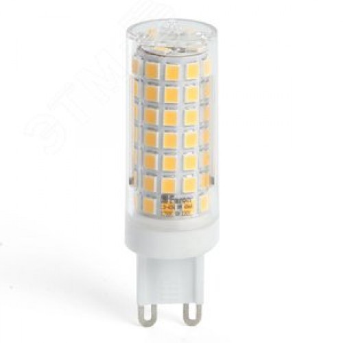 Лампа светодиодная LED 9вт 230в G9 дневной капсульная