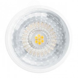Лампа светодиодная LED 7вт 230в GU10 теплый с линзой 110 град .PRO