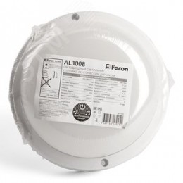 Светильник светодиодный ДБП-12w с оптико-акустическим датчиком 4000К 960Лм IP65 круглый белый ЖКХ