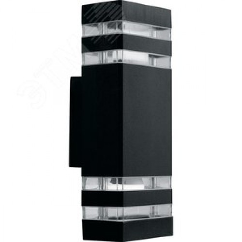 Светильник НБУ-2х60w вверх/вниз Е27 IP54 черный