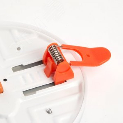 Светильник светодиодный ДВО-12w 4000К 1200Лм slim белый с регулируемым монтажным диаметром (до 90мм)