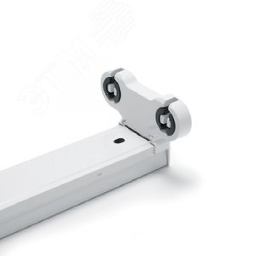 Светильник ДПО-2х18w без стекла под светодиодные лампы G13 металл