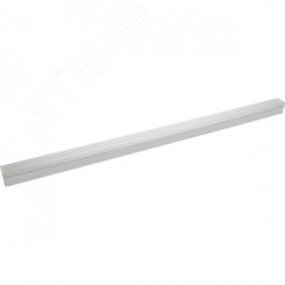 Светильник светодиодный ДПО-24вт 6500К 2400Лм линейный рассеиватель матовый в алюминиевом корпусе белый