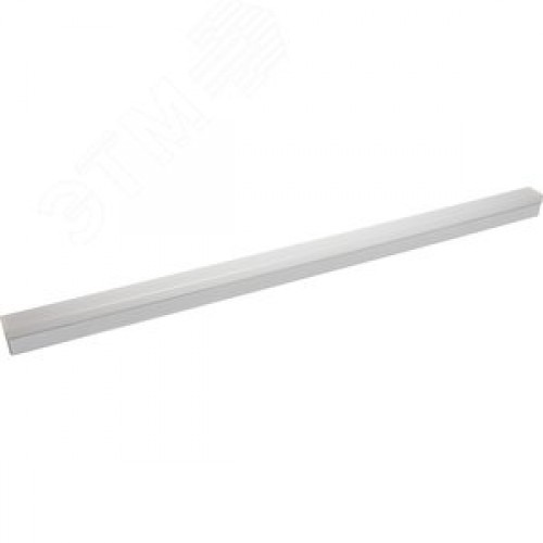 Светильник светодиодный ДПО-24вт 4000К 2400Лм линейный рассеиватель матовый в алюминиевом корпусе белый