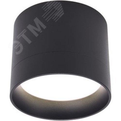 Светильник ДПО-12w GX53 без лампы черный