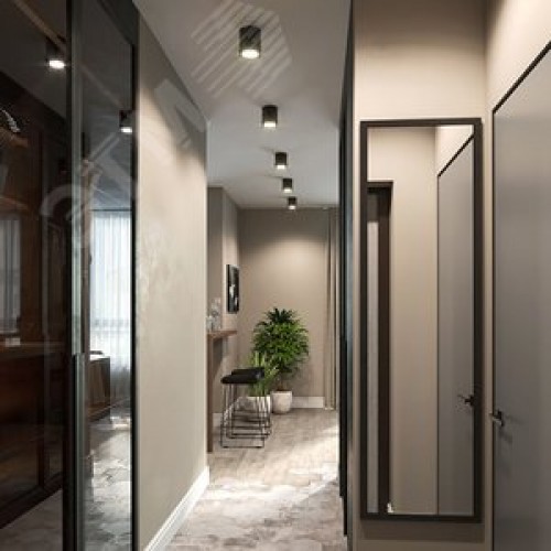 Светильник ДПО-12w GX53 без лампы черный