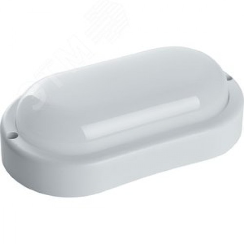 Светильник светодиодный ДБП-8w 6500К 640 Лм IP65 овал белый