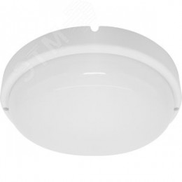 Светильник светодиодный ДБП-12w с датчиком 6500К 960Лм IP65 круглый белый ЖКХ