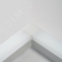 Светильник светодиодный ДПО-36вт 4000К 3600Лм линейный рассеиватель матовый в алюминиевом корпусе белый