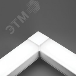 Светильник светодиодный ДПО-36вт 6500К 3600Лм линейный рассеиватель матовый в алюминиевом корпусе белый