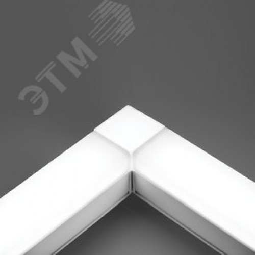 Светильник светодиодный ДПО-36вт 6500К 3600Лм линейный рассеиватель матовый в алюминиевом корпусе белый