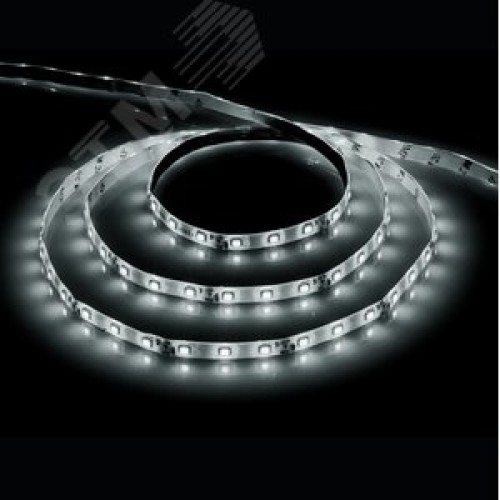Лента светодиодная 4.8Вт/м 12В 4000К IP20 60LED/м LS603