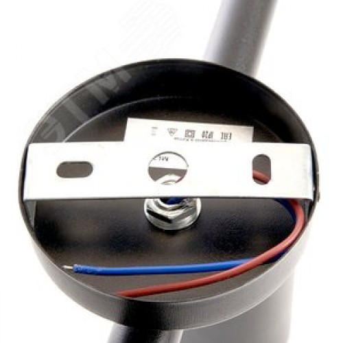 Светильник ДБО GU10 без лампы наклонный черный