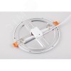 Светильник светодиодный ДВО-6w 2700К 480Лм slim белый с регулируемым монтажным диаметром (до 90мм)