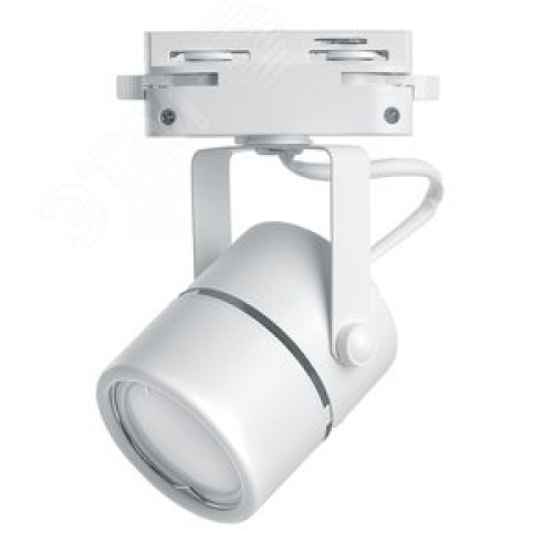 Светильник трековый на шинопровод ДПО GU10 без лампы белый