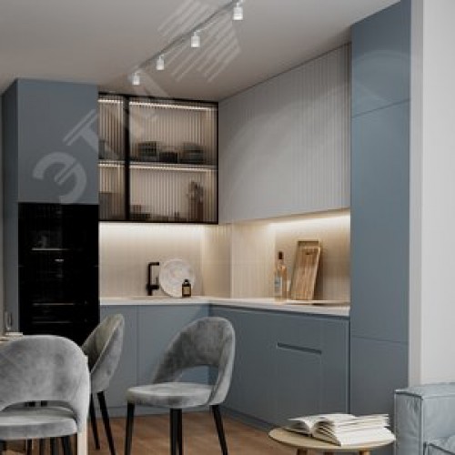 Светильник трековый на шинопровод ДПО-15w GX53 без лампы IP40 белый