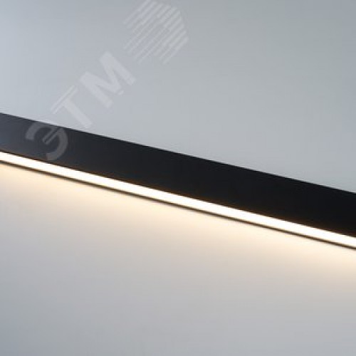 Светильник светодиодный трековый магнитный на шинопровод ДПО-18w 4000К 1440Лм 48v черный