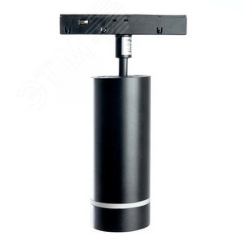 Светильник светодиодный трековый магнитный на шинопровод ДПО-10w 4000К 800Лм 48v черный