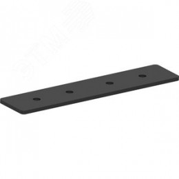 Соединитель прямой черный для низковольтного шинопровода