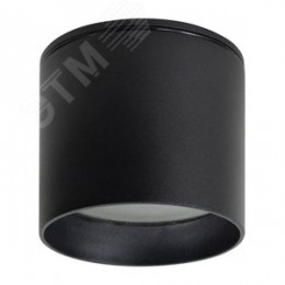 Светильник ДПО-12w GX53 без лампы IP44 черный