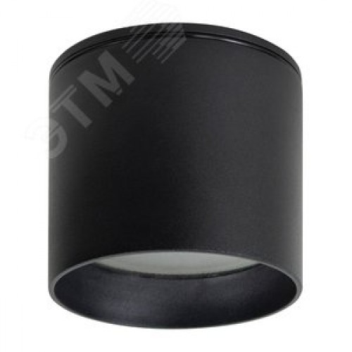 Светильник ДПО-12w GX53 без лампы IP44 черный